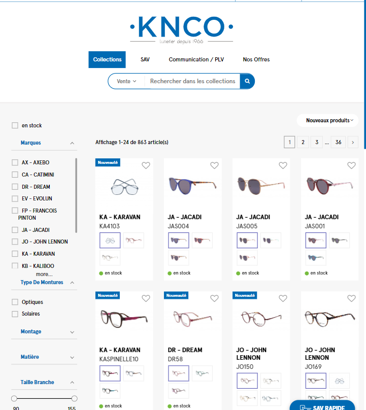 E-commerce website
